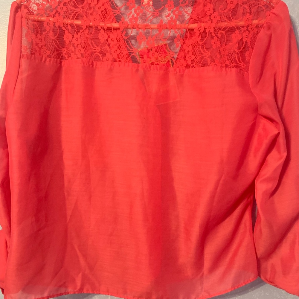 NWT pink button down shirt